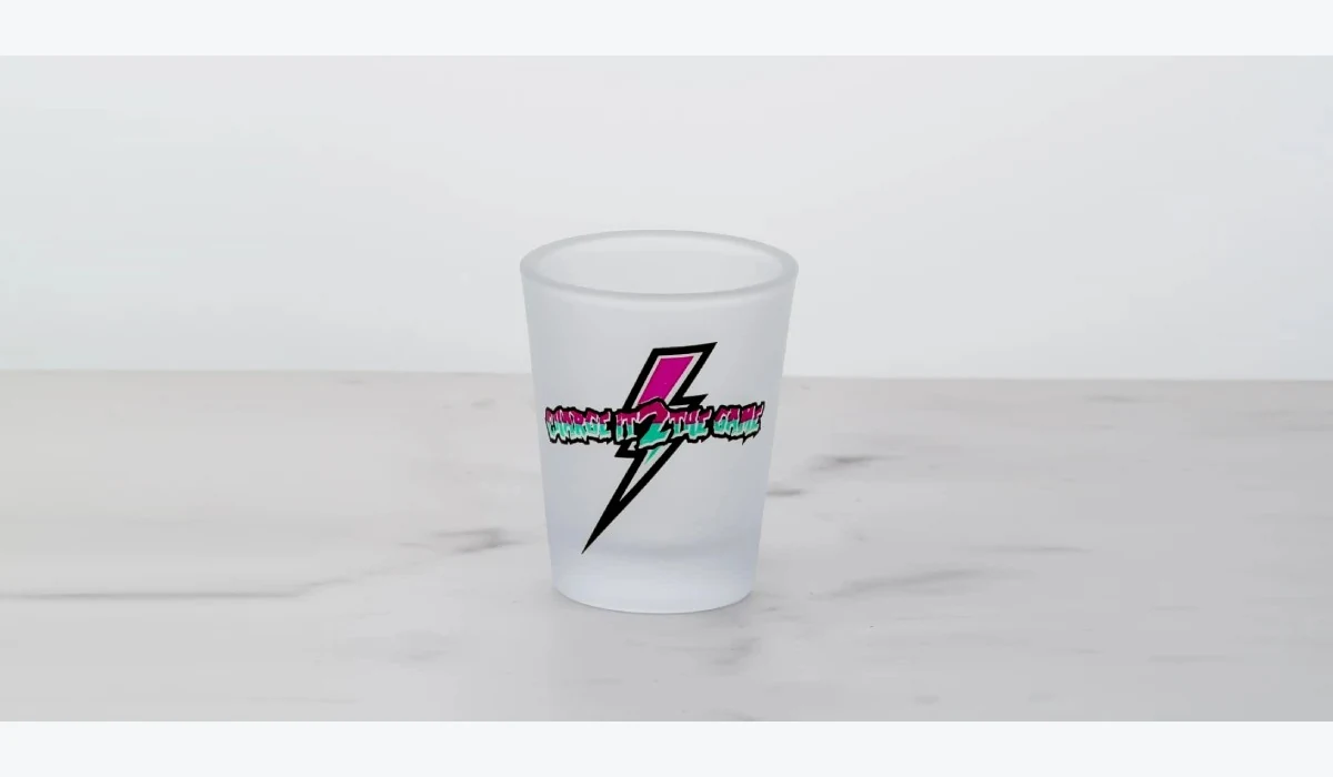 Frosted glass with decal decoration example - Commercial Grade Lead-Free Glassware Wholesale Factory