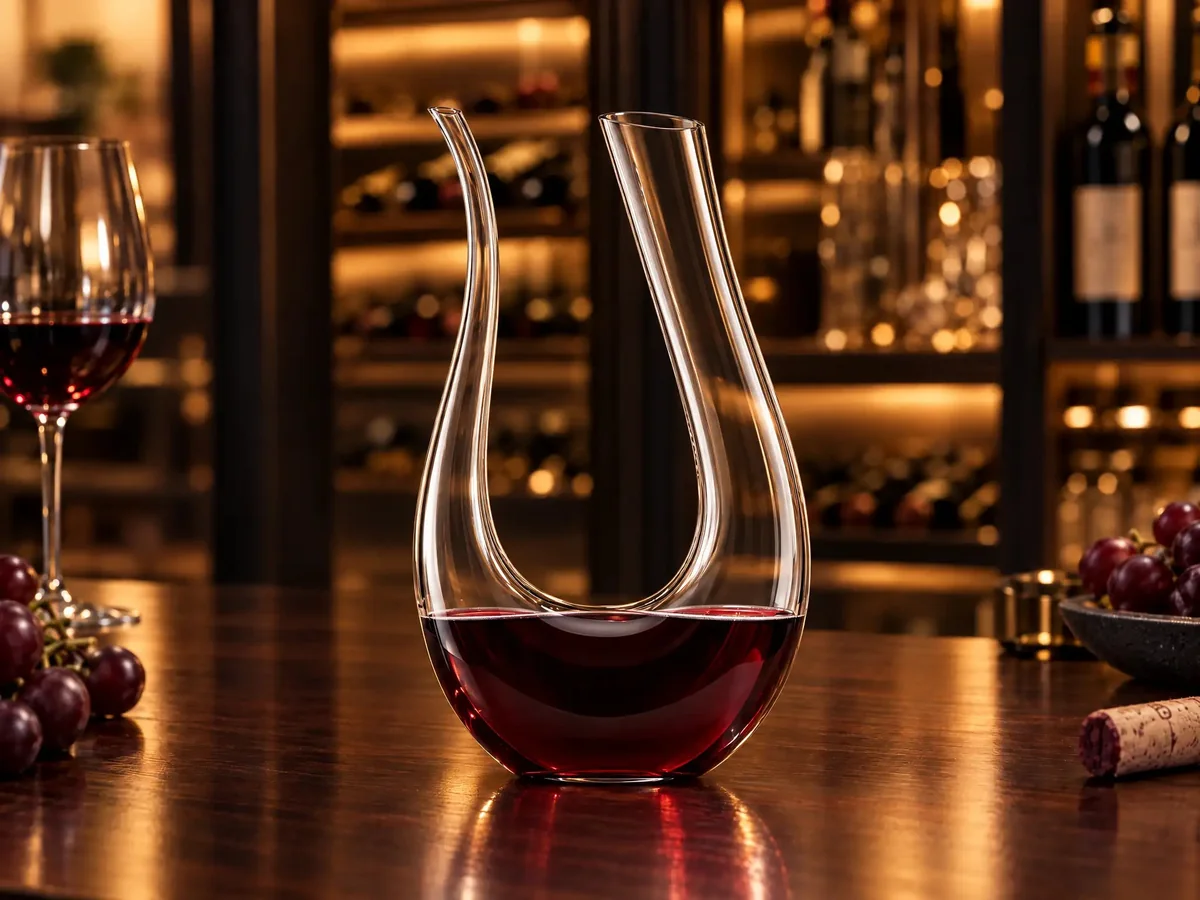 1500 ml U-Shaped Sculptural Wine Decanter - Wholesale Factory Direct China