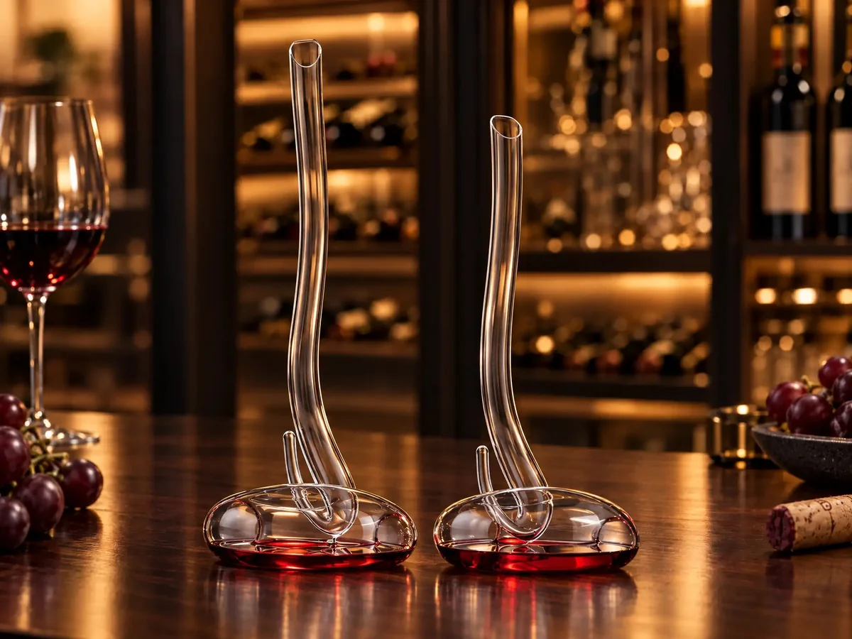 1200 ml Large Serpentine Crystal Wine Decanter - Wholesale Factory Direct China