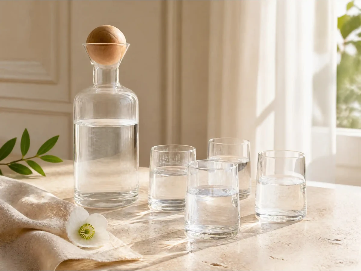 Straight Ice-Clear Pitcher Set with Cups XZWS-002 wholesale - Wholesale Factory Direct China