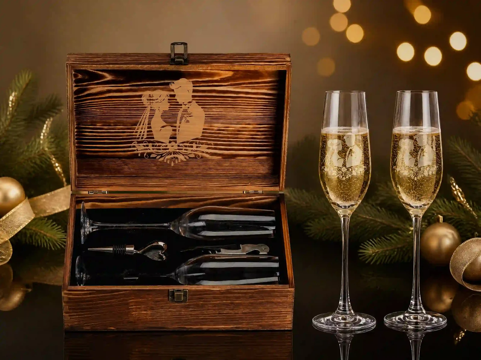 XZM132-1 Wedding Narrow-Flute Accessory Gift Set - Wholesale Factory Direct China