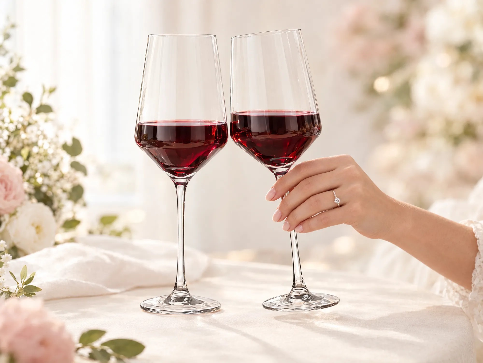 XZ6302 415ml Tulip Red Wine Glass Wholesale China